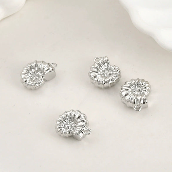 Jewelry Accessories Copper Starfish Shell Pendant Electroplating Simple Style Marine Series