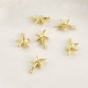 Jewelry Accessories Copper Starfish Shell Pendant Electroplating Simple Style Marine Series