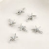 Jewelry Accessories Copper Starfish Shell Pendant Electroplating Simple Style Marine Series