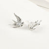 Jewelry Accessories Copper Swallow Pearl Double Hanging Electroplated Diy Material
