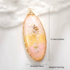 Jewelry Accessories Copper Wire Edge Conch Real Dried Flower Pendant Glue