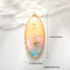 Jewelry Accessories Copper Wire Edge Conch Real Dried Flower Pendant Glue