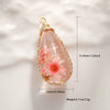 Jewelry Accessories Copper Wire Edge Conch Real Dried Flower Pendant Glue