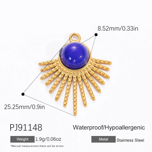 Jewelry Accessories Fashion Ol Style Titanium Steel And Stainless Steel Electroplated Devil's Eye Pendant Bracelet Necklace