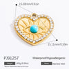Jewelry Accessories Fashion Ol Style Titanium Steel And Stainless Steel Electroplated Devil's Eye Pendant Bracelet Necklace
