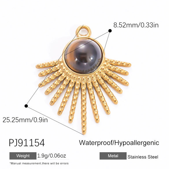 Jewelry Accessories Fashion Ol Style Titanium Steel And Stainless Steel Electroplated Devil's Eye Pendant Bracelet Necklace