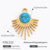 Jewelry Accessories Fashion Ol Style Titanium Steel And Stainless Steel Electroplated Devil's Eye Pendant Bracelet Necklace