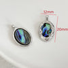 Jewelry Accessories Fritillary Abalone 14K Goldfilled Lines Pattern Electroplated Diy Handmade