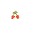 Jewelry Accessories Fruit Pattern Stainless Steel 18K Gold Plated Handmade Earrings Necklace With Oil Drop Pendant
