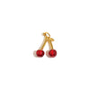 Jewelry Accessories Fruit Pattern Stainless Steel 18K Gold Plated Handmade Earrings Necklace With Oil Drop Pendant