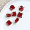 Jewelry Accessories Handwoven Retro Square Crystal And Antique Old Glass Beads Earrings Bracelet Necklace