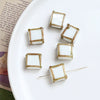 Jewelry Accessories Handwoven Retro Square Crystal And Antique Old Glass Beads Earrings Bracelet Necklace