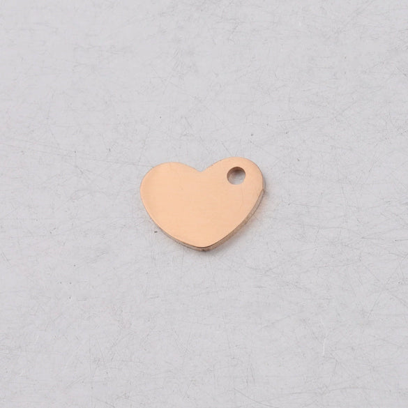 Jewelry Accessories Heart Pendant Stainless Steel Fine Polishing