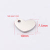 Jewelry Accessories Heart Pendant Stainless Steel Fine Polishing