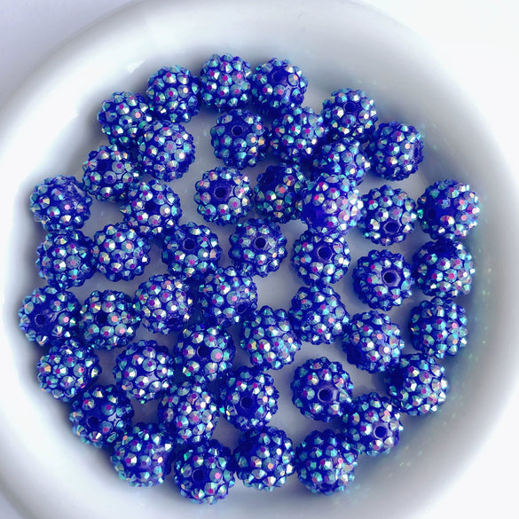 Jewelry Accessories Loose Beads Acrylic Ball Beaded For Diy Bracelet Key Chain Pendant