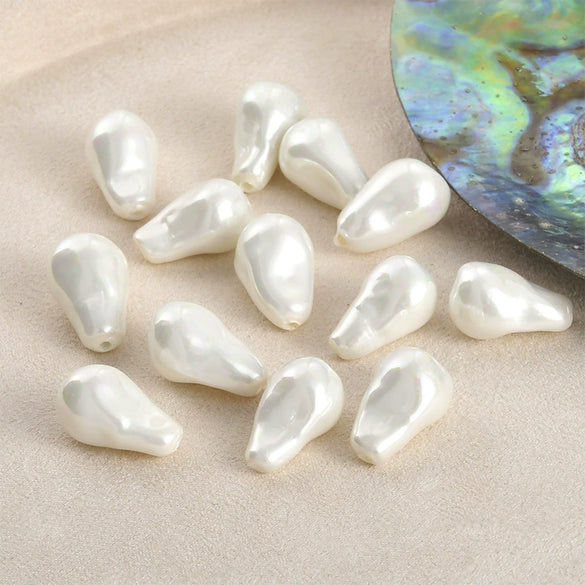 Jewelry Accessories Materials Glass Glazed Imitation Baroque Pearls Irregular Specialshaped Electroplated Beads For Earrings Necklace Bracelet