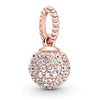 Jewelry Accessories Metal Letter Family Pendant Rose Gold Plated Totem Charm Bracelet