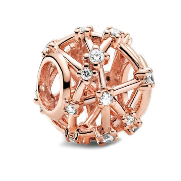 Jewelry Accessories Metal Letter Family Pendant Rose Gold Plated Totem Charm Bracelet