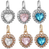 Jewelry Accessories Metal Love Pendant With Totem Pattern Electroplated
