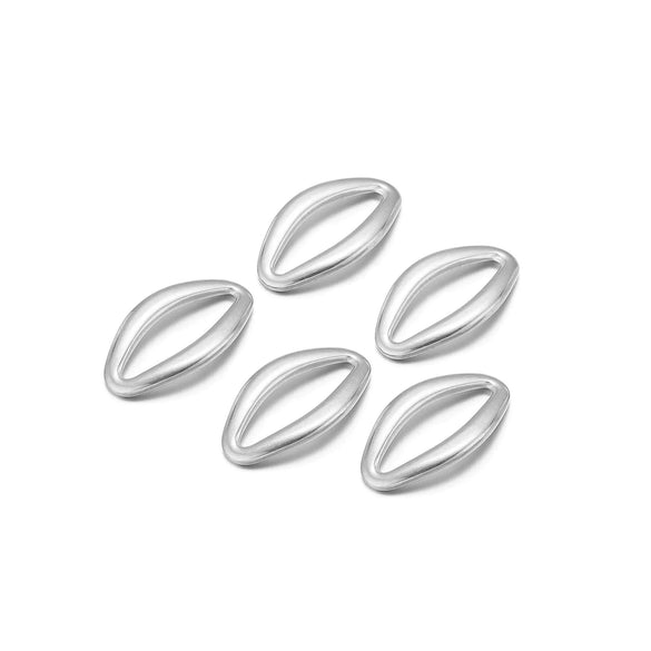 Jewelry Accessories Metal Oval Pendant Electroplating Ring Earrings Bracelet Necklace Accessories