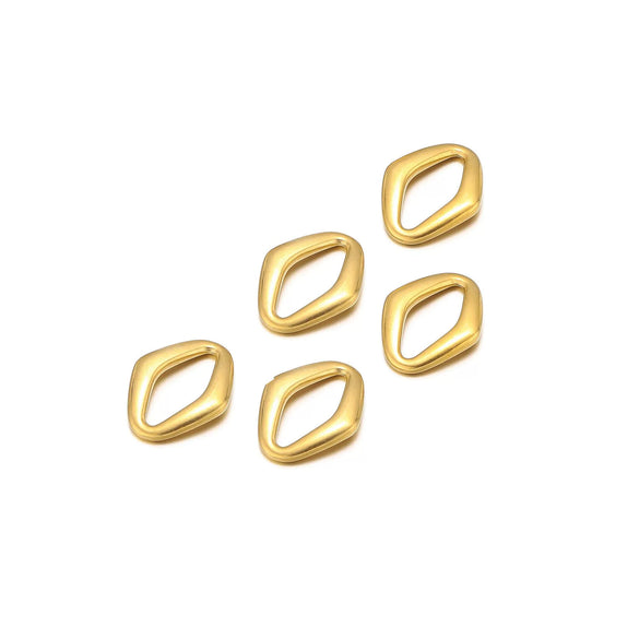 Jewelry Accessories Metal Oval Pendant Electroplating Ring Earrings Bracelet Necklace Accessories