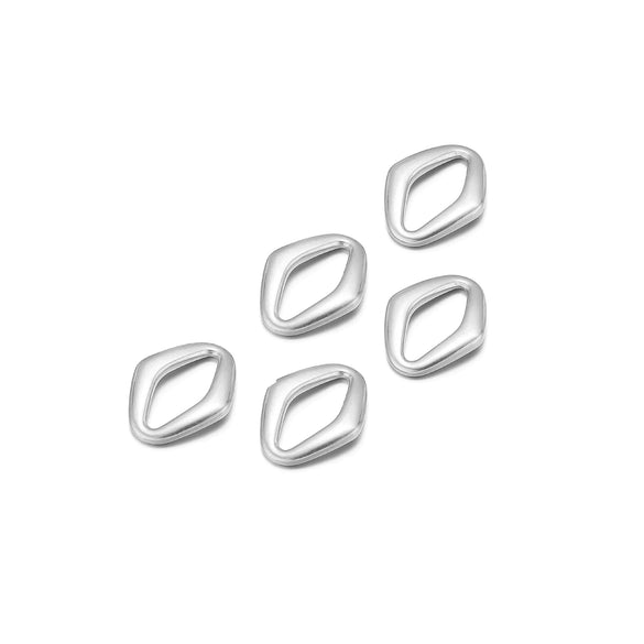 Jewelry Accessories Metal Oval Pendant Electroplating Ring Earrings Bracelet Necklace Accessories