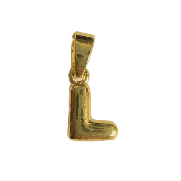 Jewelry Accessories Mini Necklace Pendant English Letter Bubble Stainless Steel Electroplated