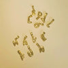 Jewelry Accessories Mini Necklace Pendant English Letter Bubble Stainless Steel Electroplated