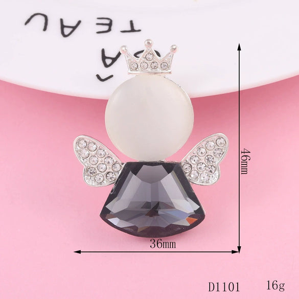 Jewelry Accessories Mobile Phone Shell With Angel Elf Pattern Alloy Handmade Electroplating