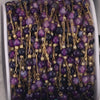 Jewelry Accessories Natural Stone Stainless Steel Chain With Vacuum Gold Plating Electroplating