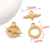 Jewelry Accessories Necklace And Bracelet Buckles Stainless Steel Electroplating Gold Finishing