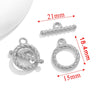 Jewelry Accessories Necklace And Bracelet Buckles Stainless Steel Electroplating Gold Finishing