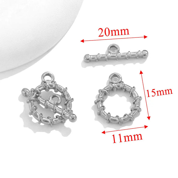 Jewelry Accessories Necklace And Bracelet Buckles Stainless Steel Electroplating Gold Finishing