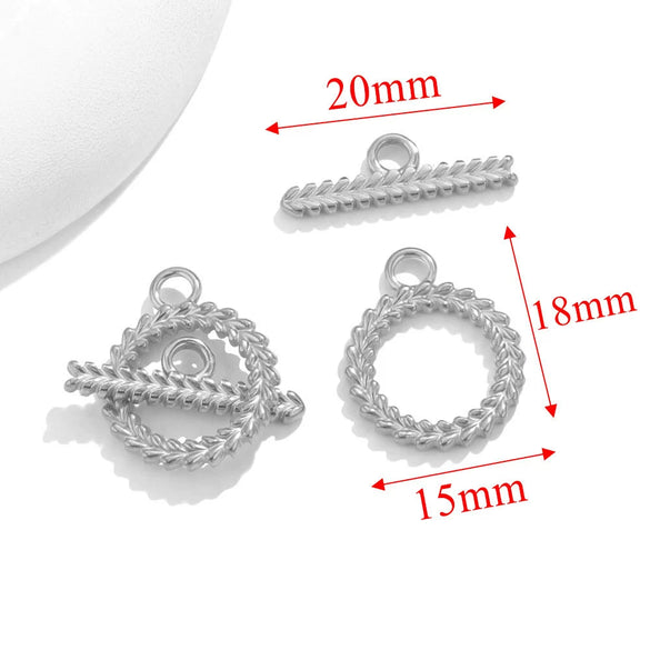 Jewelry Accessories Necklace And Bracelet Buckles Stainless Steel Electroplating Gold Finishing