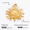 Jewelry Accessories Necklace Bracelet Love Coral Pattern Titanium Steel Electroplated