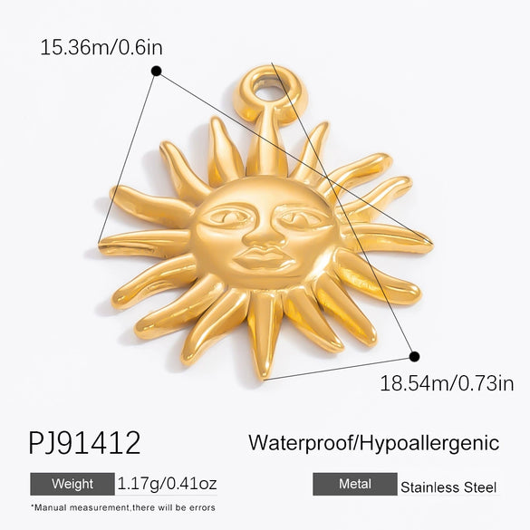 Jewelry Accessories Necklace Bracelet Love Coral Pattern Titanium Steel Electroplated
