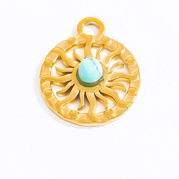 Jewelry Accessories Necklace Bracelet Love Coral Pattern Titanium Steel Electroplated