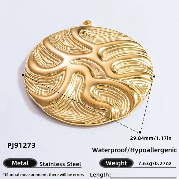 Jewelry Accessories Necklace Bracelet Love Coral Pattern Titanium Steel Electroplated