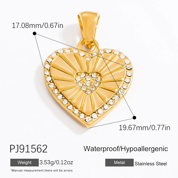 Jewelry Accessories Necklace Bracelet Love Coral Pattern Titanium Steel Electroplated