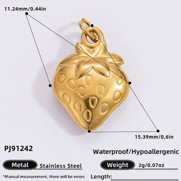 Jewelry Accessories Necklace Bracelet Love Coral Pattern Titanium Steel Electroplated