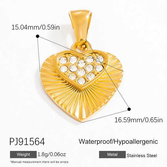 Jewelry Accessories Necklace Bracelet Love Coral Pattern Titanium Steel Electroplated