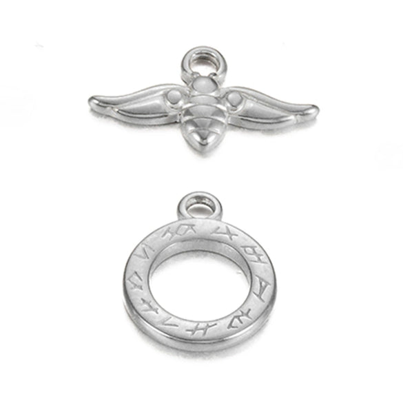 Jewelry Accessories Necklace Buckle Bracelet Buckle Stainless Steel Geometric Electroplated