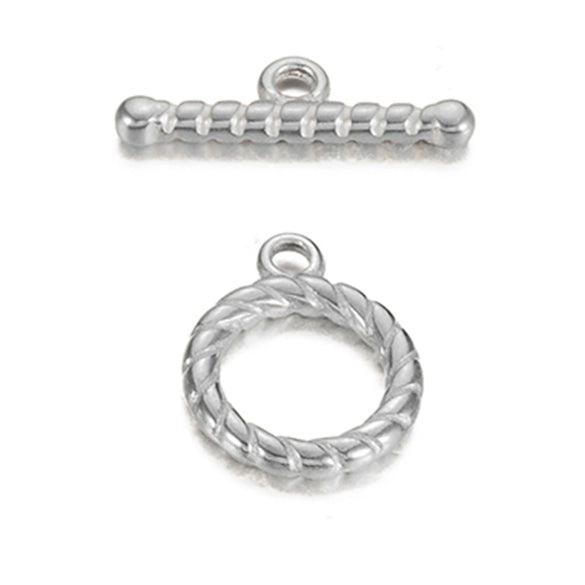 Jewelry Accessories Necklace Buckle Bracelet Buckle Stainless Steel Geometric Electroplated