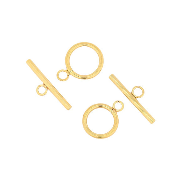 Jewelry Accessories O Buckle Stainless Steel Polished Flat Line Round Electroplated