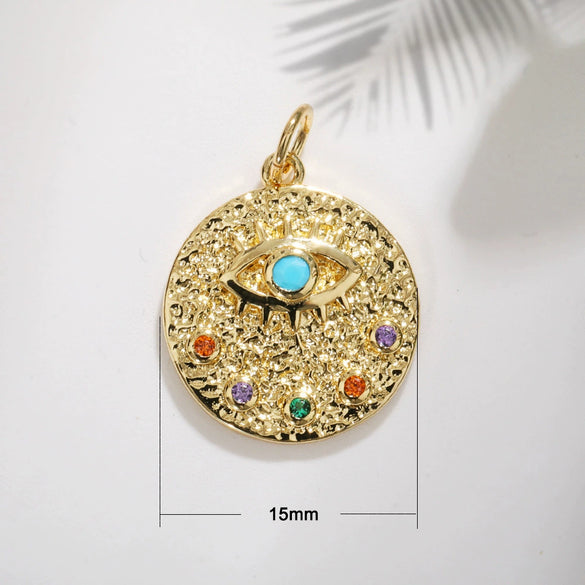 Jewelry Accessories Pendant Copper Inlay Devil's Eye Turkish Blue Eyes
