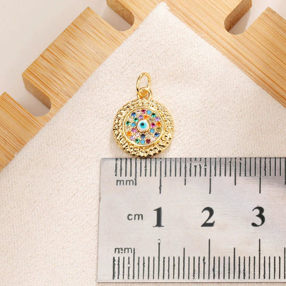 Jewelry Accessories Pendant Copper Inlay Devil's Eye Turkish Blue Eyes