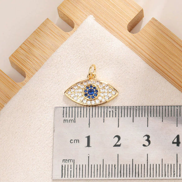Jewelry Accessories Pendant Copper Inlay Devil's Eye Turkish Blue Eyes