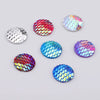 Jewelry Accessories Plastic Resin Geometric Fish Scale Flat Drill