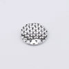 Jewelry Accessories Plastic Resin Geometric Fish Scale Round Drill Plated Ab Colored