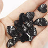 Jewelry Accessories Plastic Resin Heart Fish Scale Electroplated